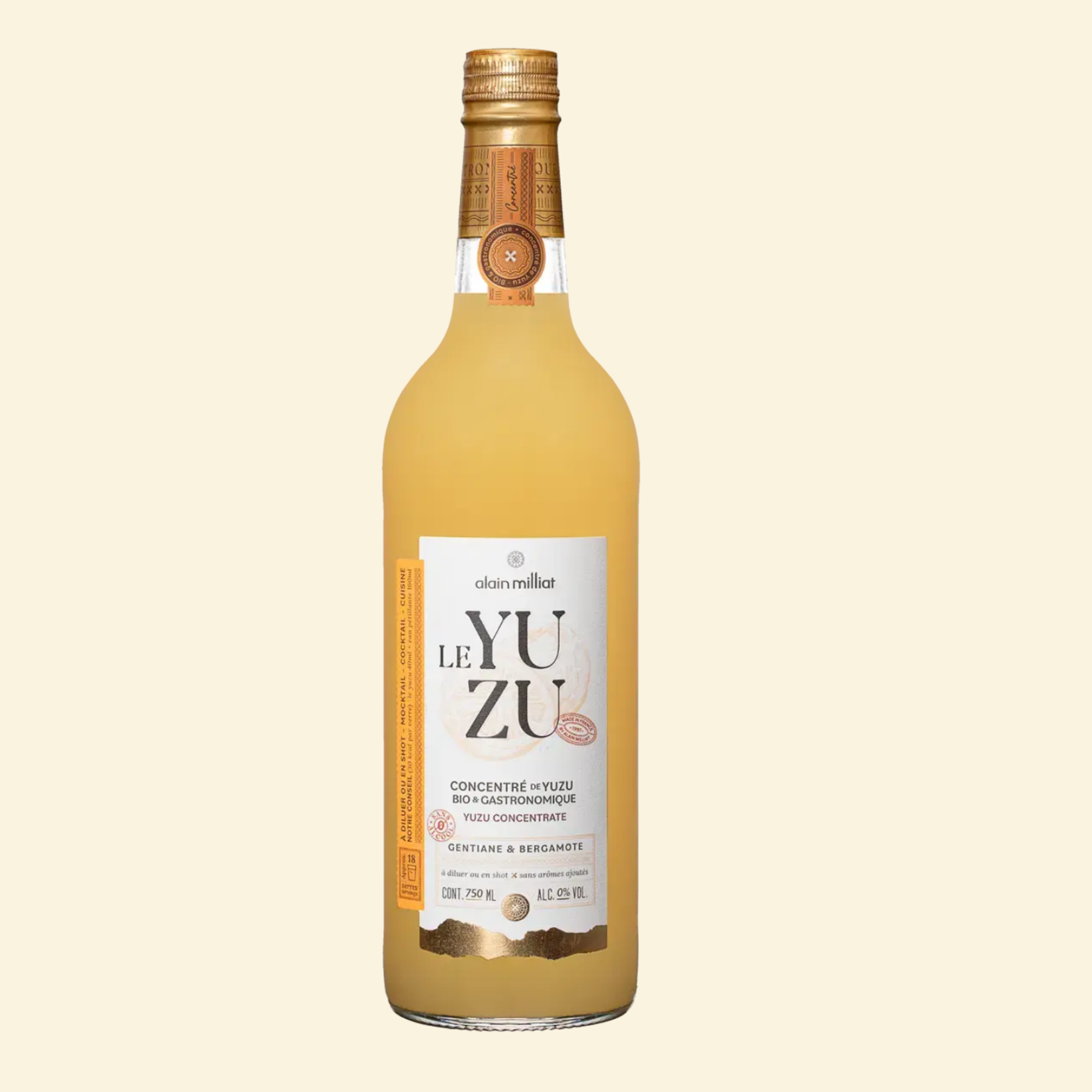 Organic Yuzu Concentrate 750 ML