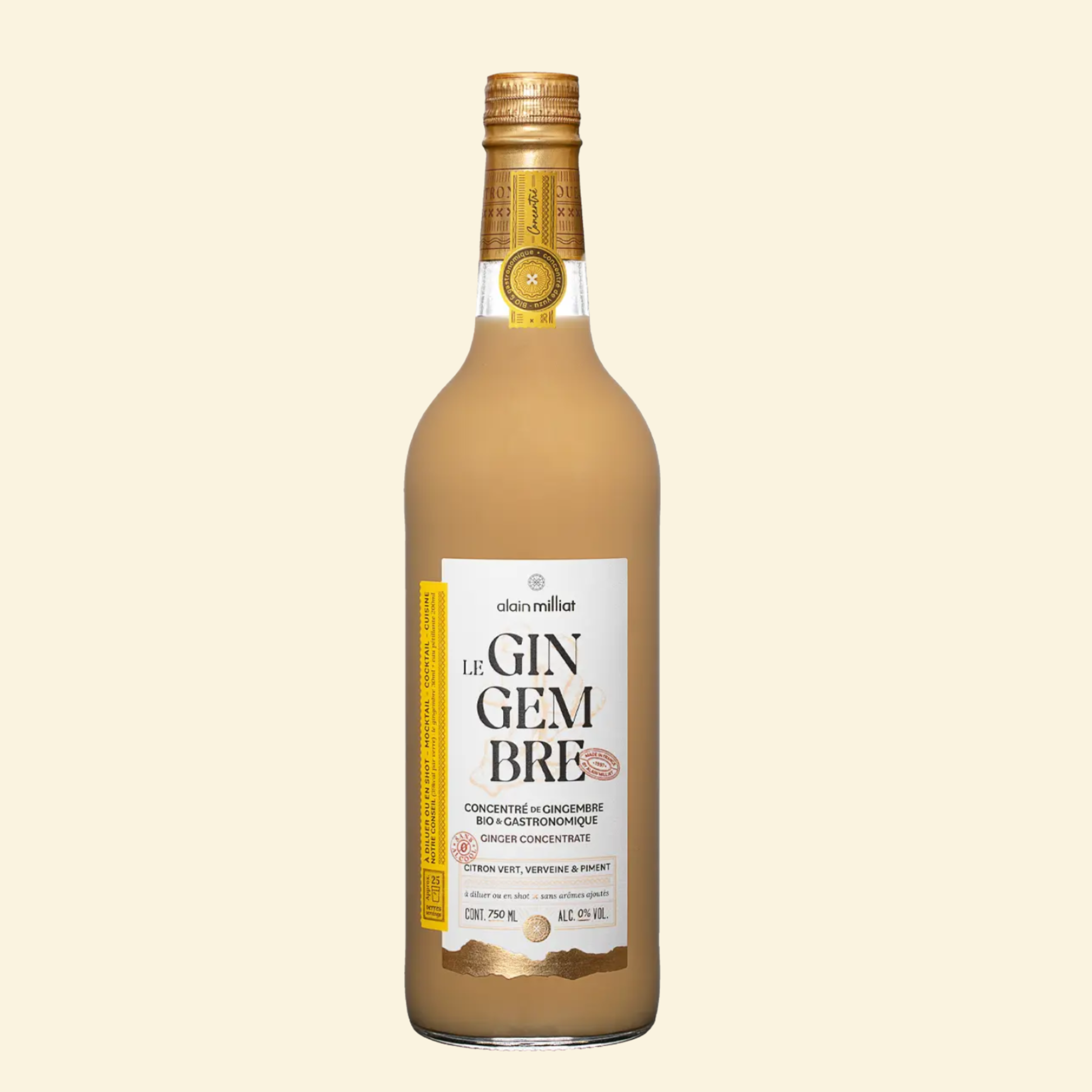 Organic Ginger Concentrate 750 ML