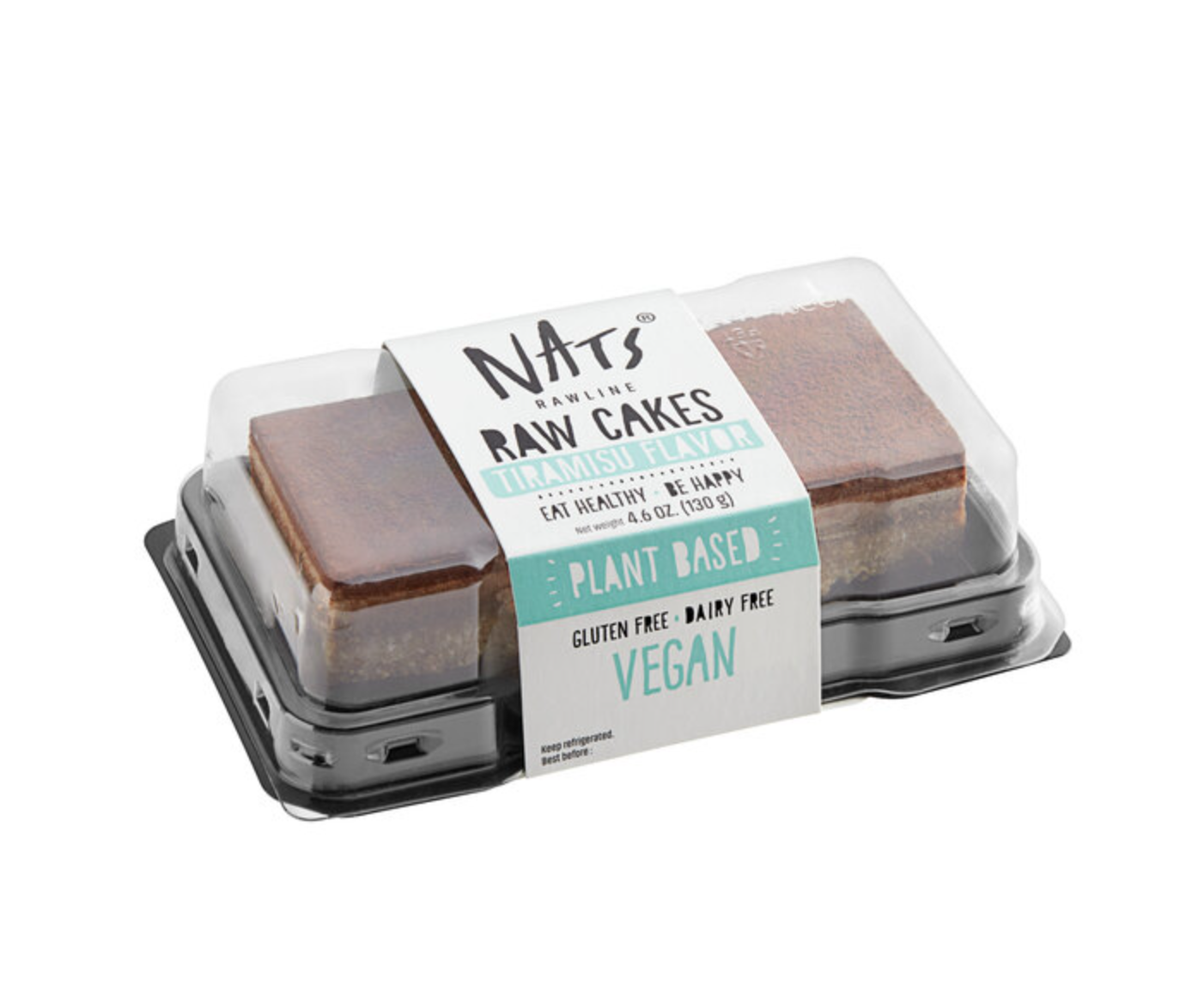 Tiramisu Duo Pack Raw Cakes (4.6 oz.) - Vegan
