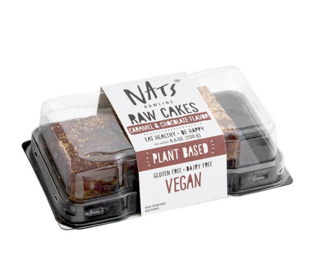 Caramel and Chocolate Duo Pack Raw Cakes (4.6 oz.) - Vegan