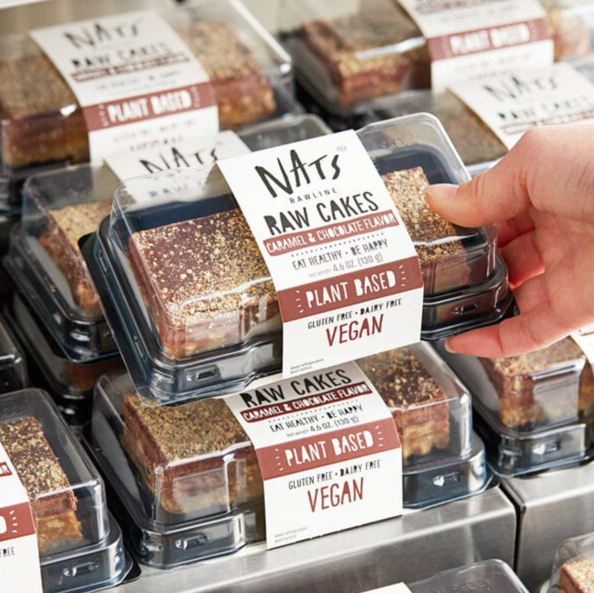 Caramel and Chocolate Duo Pack Raw Cakes (4.6 oz.) - Vegan