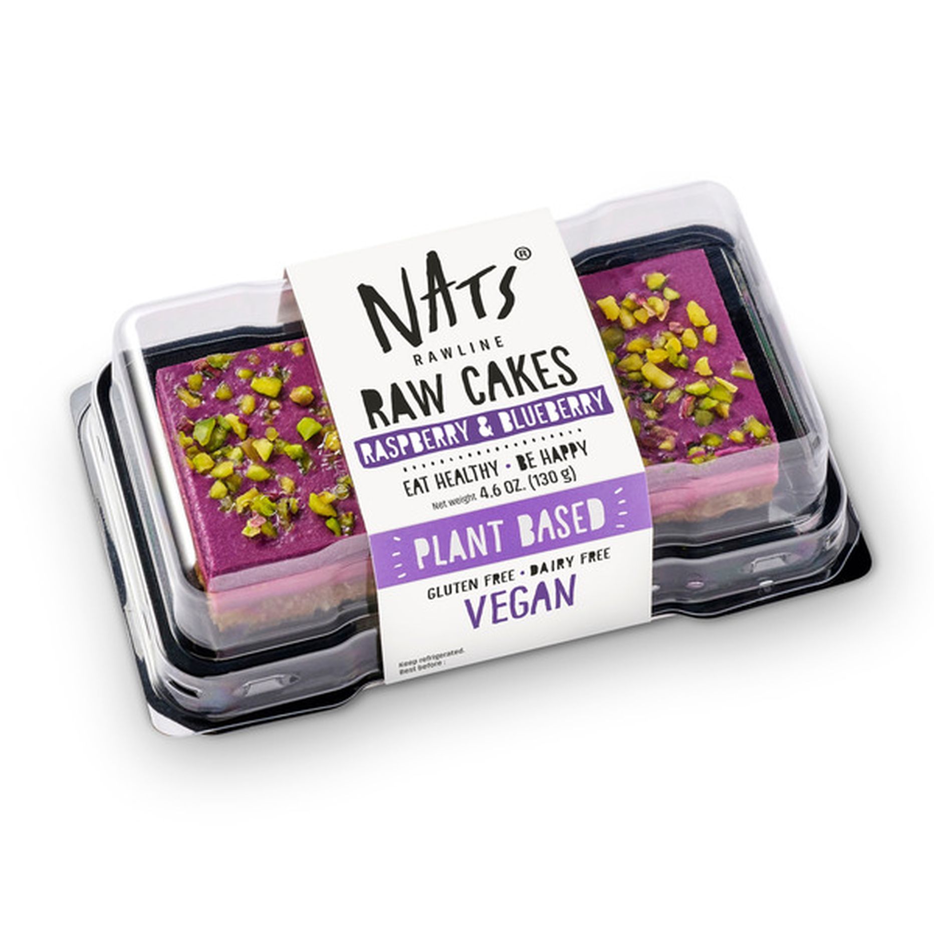 Raspberry & Blueberry Duo Pack Raw Cakes (4.6 oz.) - Vegan